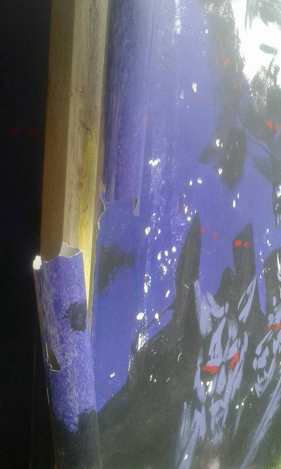 Vandalismo en el Centro Cultural de Monje e indignación