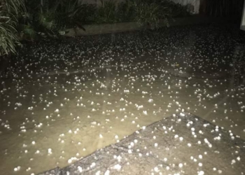 Miércoles negro en la región: viento, granizo y cortes de luz
