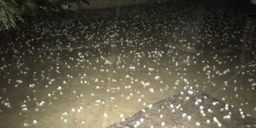 Miércoles negro en la región: viento, granizo y cortes de luz