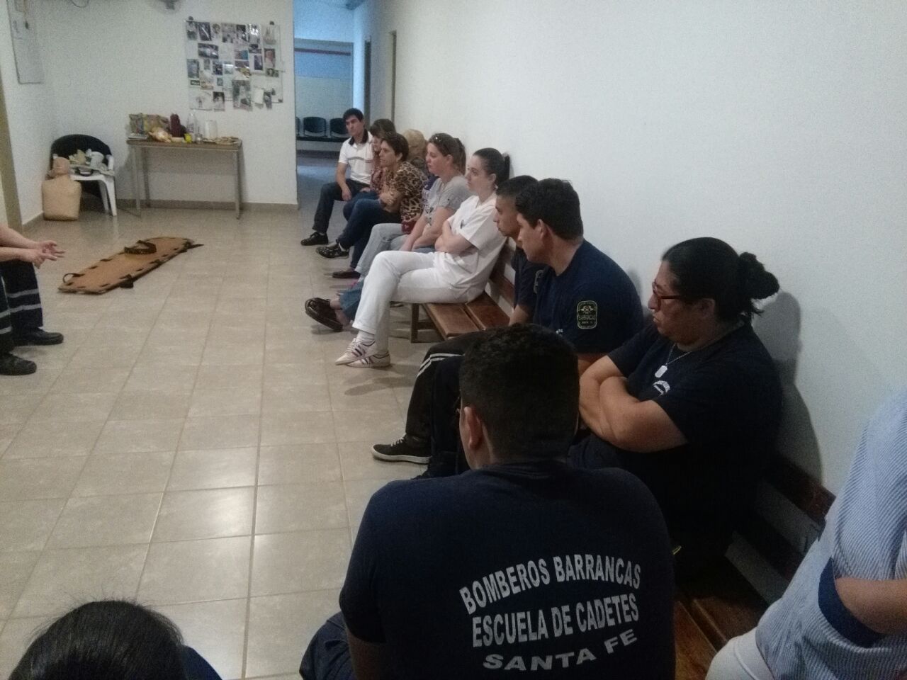 Se realizó una nueva capacitación en emergencias en el Samco Barrancas