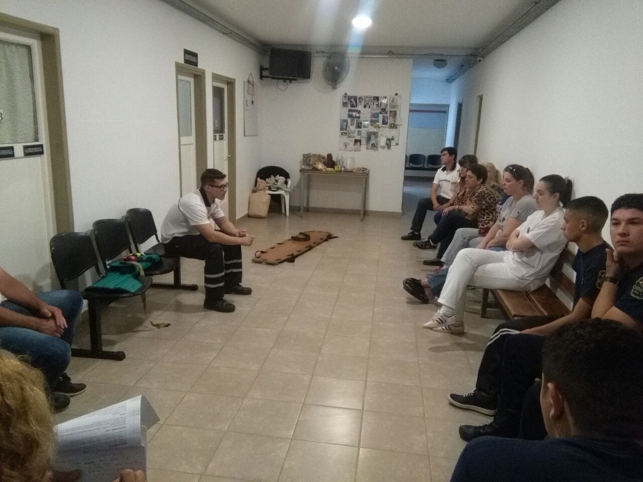 Se realizó una nueva capacitación en emergencias en el Samco Barrancas