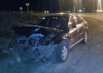 Madrugada accidentada: dos autos chocaron en el cruce a Gaboto