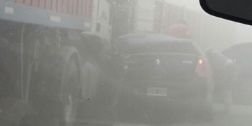 Accidentes y cortes de rutas en medio de las malas condiciones climáticas