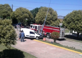 Una imprudencia provocó un fuerte choque en Centeno
