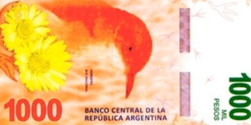 El Banco Central presentará el nuevo billete de 1000 pesos