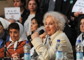 Estela de Carlotto visitó la región para reforzar la búsqueda de nietos