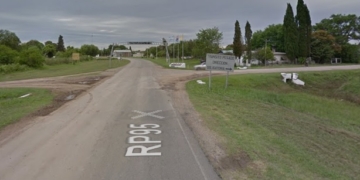 Un joven se accidentó en moto en el ingreso a Puerto Gaboto