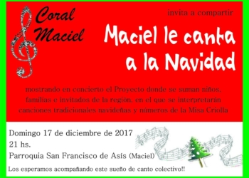 Maciel le canta a la Navidad