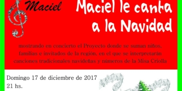 Maciel le canta a la Navidad