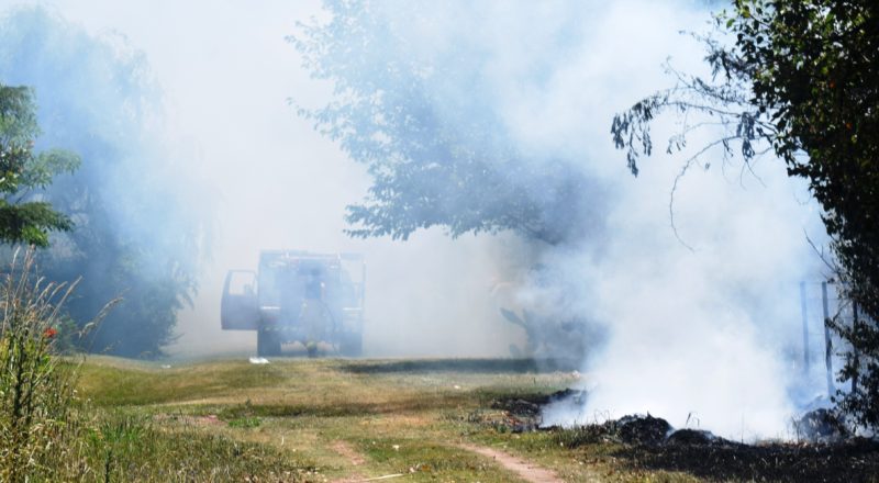 Oliveros: quisieron quemar basura y desataron un incendio