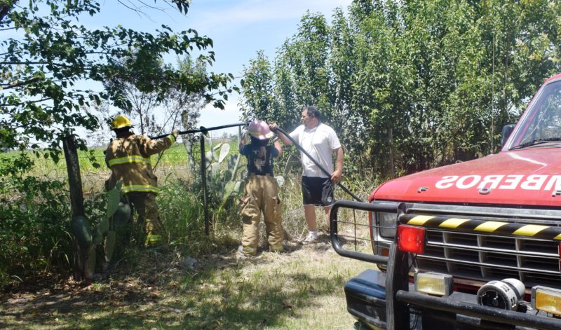 Oliveros: quisieron quemar basura y desataron un incendio