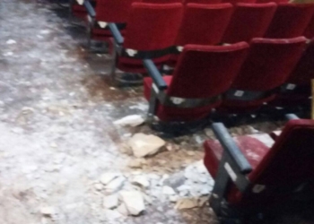 San Lorenzo: cedió el techo del Teatro de la Ciudad