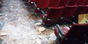 San Lorenzo: cedió el techo del Teatro de la Ciudad