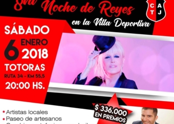 Se viene la octava Noche de Reyes de Totoras Juniors