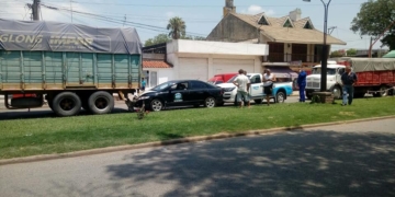 Cuatro vehículos chocaron en cadena en Barrancas