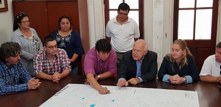 Miguel Lifschitz visitó Coronda y tomarán medidas tras la inundación
