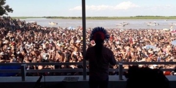 Monje prepara una nueva fiesta en el balneario La Boca