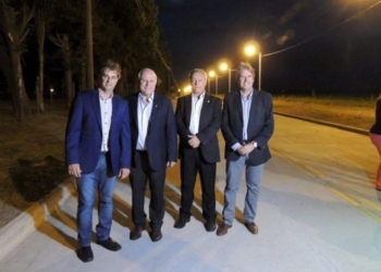 Inauguraron el primer tramo de la circunvalación de Gálvez