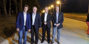 Inauguraron el primer tramo de la circunvalación de Gálvez