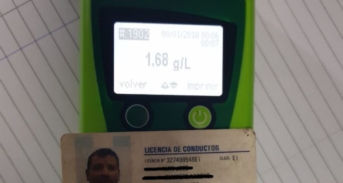 Detuvieron a un camionero alcoholizado en el cruce a Gaboto