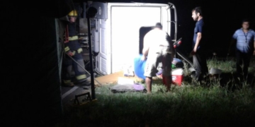 Ruta 34: fuerte choque frontal entre dos camiones