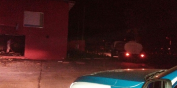 Personal comunal controló un incendio en el frigorífico Maciel