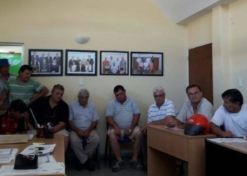 Concejales sangenarinos se reunieron con representantes del Centro de Camioneros