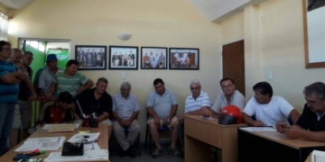 Concejales sangenarinos se reunieron con representantes del Centro de Camioneros