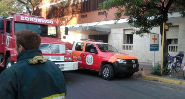 Un incendio afectó parte del Instituto Médico Regional de San Lorenzo