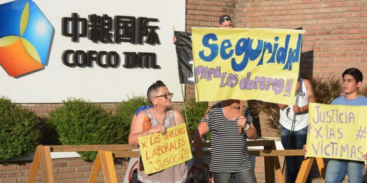 Cofco: familiares de las víctimas pidieron justicia frente a la empresa