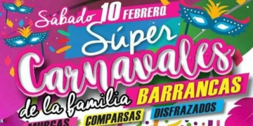 Llegarán los súper carnavales de la familia a Barrancas