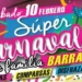 Llegarán los súper carnavales de la familia a Barrancas