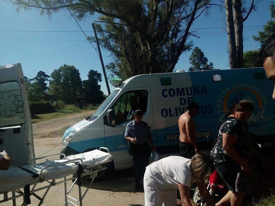 Dos heridos en un choque entre motos en Oliveros