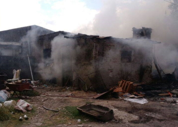 Un hombre sufrió pérdidas materiales tras un incendio en su vivienda
