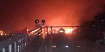 Bomberos controlaron un importante incendio en Andino