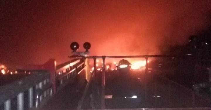 Bomberos controlaron un importante incendio en Andino