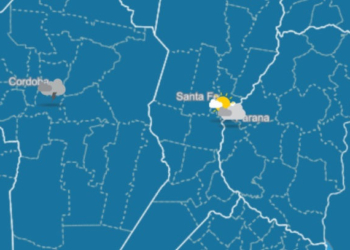 Probabilidad de lluvias y tormentas para la región