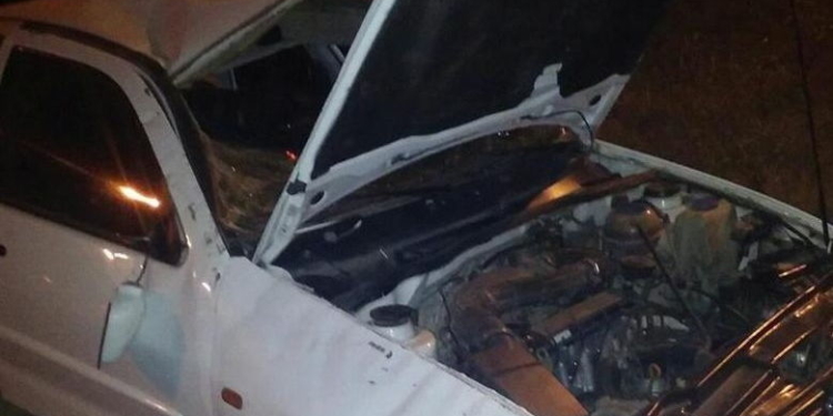 Un hombre resultó con lesiones al volcar su auto en Totoras