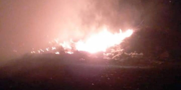 Tras los reiterados incendios, Andino busca erradicar los basurales a cielo abierto