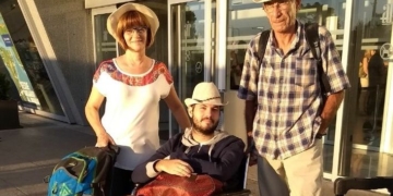 El joven sanlorencino accidentado en Colombia retornó a la ciudad