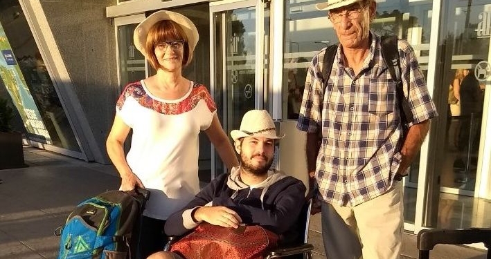 El joven sanlorencino accidentado en Colombia retornó a la ciudad