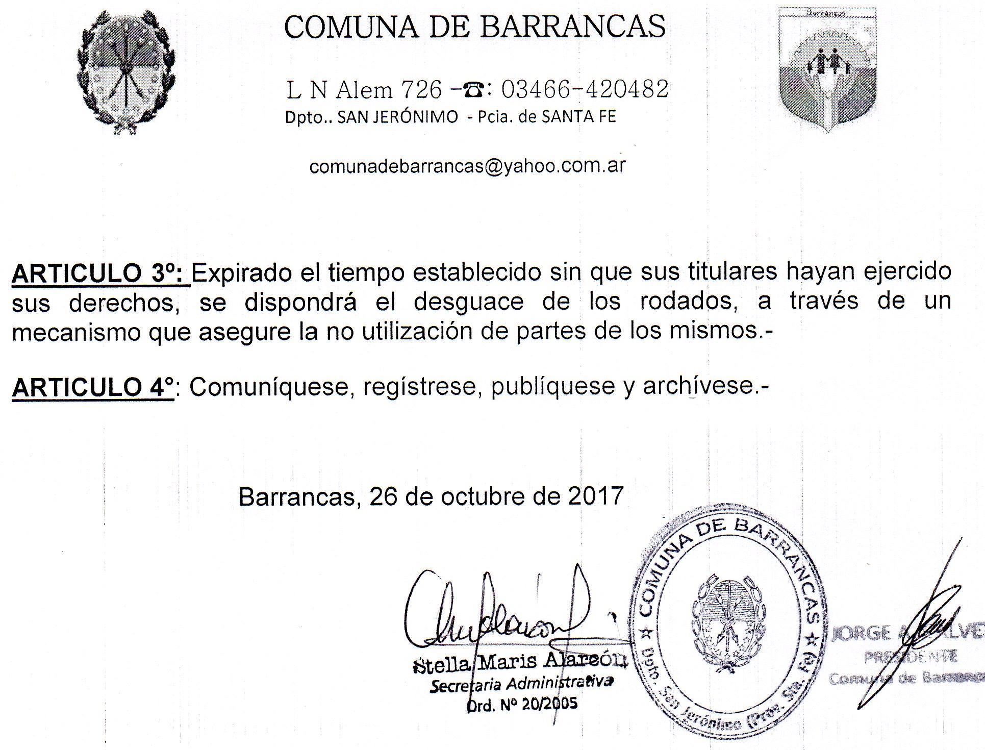 Barrancas: procederán al desguace de las motos que no sean retiradas del corralón