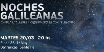 Las «noches galileanas» recorren la región y llegarán a Barrancas