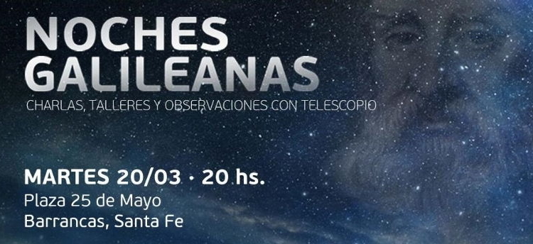 Las «noches galileanas» recorren la región y llegarán a Barrancas