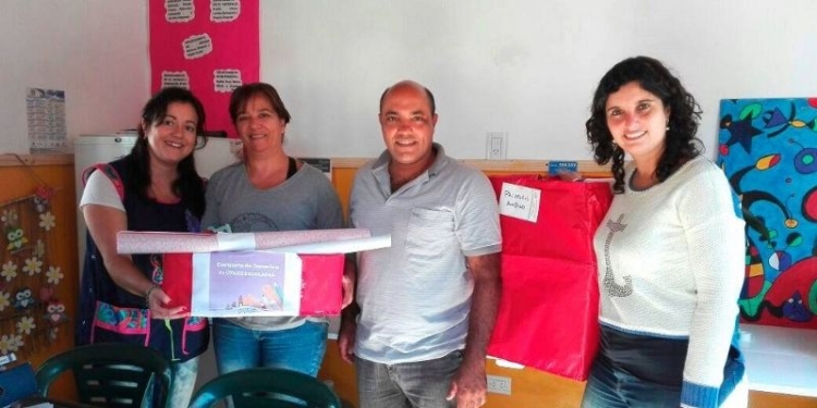 Andino: entregaron útiles a las escuelas y contarán con un aporte mensual de la Comuna