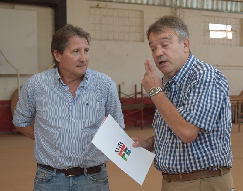 El Club Maciel recibió un aporte para la ampliación de vestuarios