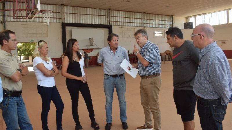 El Club Maciel recibió un aporte para la ampliación de vestuarios