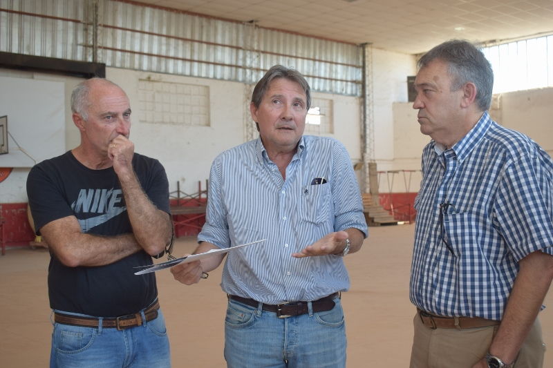 El Club Maciel recibió un aporte para la ampliación de vestuarios