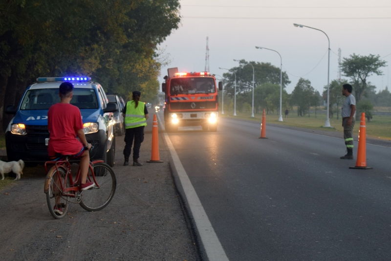 Incendio de importantes dimensiones en el Frigorífico Maciel