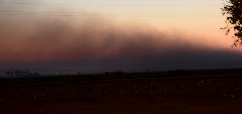 Incendio de importantes dimensiones en el Frigorífico Maciel